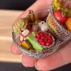 Hallmark 2003 Miniature Hanging Kitchen Basket Ornament - 4