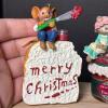Enesco 1989-92 Mouse Christmas Jam Ornaments by Karen Hahn - 6