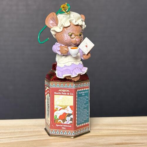 Enesco 1995 You're My Cup of Tea Mouse Ornament