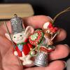 Christmas Mouse Ornaments Assortment - 3