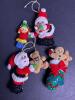 Handmade Felt Christmas Ornaments with Sequins