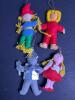 Handmade Wizard of Oz Character Felt Ornaments Sequin Trim - 6
