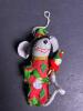 Whimsical Handmade Felt Mouse Christmas Ornaments - 4