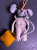 Whimsical Handmade Felt Mouse Christmas Ornaments - 7