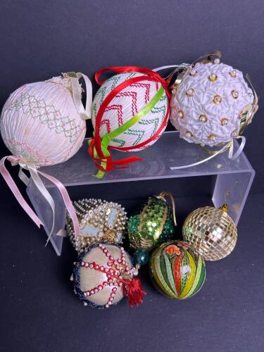 Vintage Christmas Ornaments In Assorted Styles