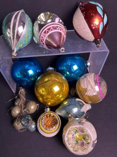 Vintage Glass Christmas Ornaments
