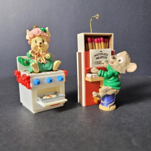 Hallmark Mouse Ornaments Matchless Melodies and Baking Oven