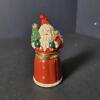 Santa Claus Trinket Box Ornament with Hinged Lid