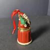 Santa Claus Trinket Box Ornament with Hinged Lid - 3