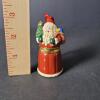 Santa Claus Trinket Box Ornament with Hinged Lid - 7