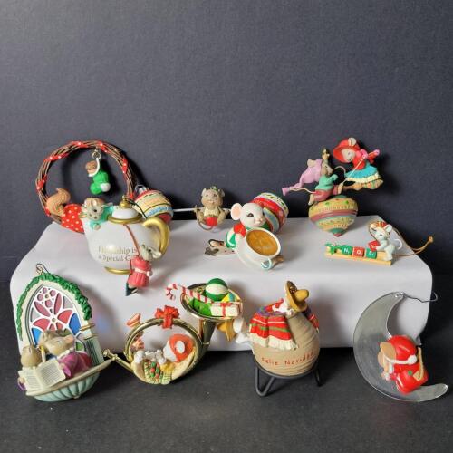 Hallmark Merry Miniatures Christmas Mouse Ornaments Assortment
