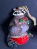 Animal Christmas Ornaments in Folk-Style Finish - 5