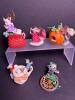 Christmas Mouse and Holiday Figurine Ornaments Assortment