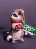 Raccoon Christmas and Holiday Figurine Ornaments Assortment - 4
