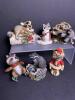 Raccoon Christmas Ornaments and Figurines, Assorted Styles