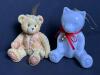 Assorted Teddy Bear Christmas Ornaments and Figurines - 3