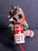 Pair of Raccoon Christmas Ornaments with Campbell's Soup Cans - 3
