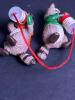 Pair of Raccoon Christmas Ornaments with Campbell's Soup Cans - 5