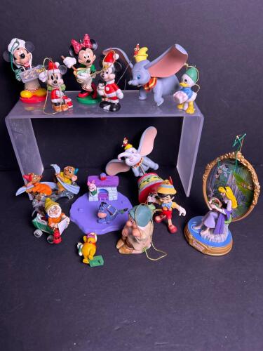 Disney Christmas Ornaments Assortment, Hallmark Cards, Schmid