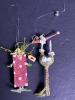 Whimsical Glittered Holiday Ornaments, Mixed Styles
