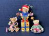 Assorted Teddy Bear Christmas Ornaments in Holiday Attire - 4