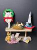 Hallmark Cat Christmas Ornaments, 1990s, Cat's Meow, Dill Signed
