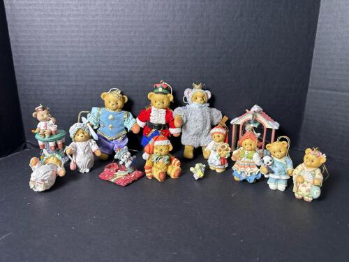 Assorted Boyds Bears Enesco Figurines and Ornaments
