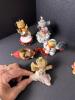 Assorted Teddy Bear Christmas Ornaments, Holiday Figurines - 5
