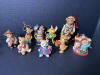 Assorted Teddy Bear Christmas Ornaments, Holiday Figurines - 6