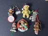 Assorted Bear and Animal Christmas Ornaments - 4