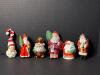 Assorted Hallmark Santa Claus Christmas Ornaments Collection - 6