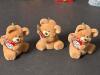 Assorted Teddy Bear Christmas Ornaments - 4