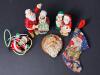 Assorted Santa Claus Christmas Ornaments and Figurines