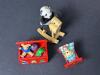 Wooden Teddy Bear Christmas Ornaments, Christmas Theme, Handcrafted - 4