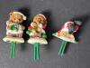 Assorted Christmas Cross-Stitch and Plastic Ornaments - 2