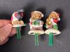 Assorted Christmas Cross-Stitch and Plastic Ornaments - 3