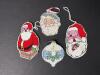 Assorted Christmas Cross-Stitch and Plastic Ornaments - 4