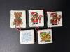 Assorted Christmas Cross-Stitch and Plastic Ornaments - 5