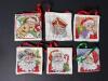 Assorted Christmas Cross-Stitch and Plastic Ornaments - 6