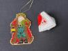 Assorted Christmas Cross-Stitch and Plastic Ornaments - 8