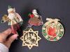 Christmas Figurines and Ornaments Lot, Santa and Holiday-Themed - 2