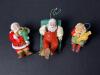 Christmas Figurines and Ornaments Lot, Santa and Holiday-Themed - 4