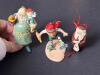 Christmas Figurines and Ornaments Lot, Santa and Holiday-Themed - 5