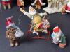 Assorted Santa Claus Christmas Ornaments in Folk Style - 3