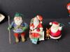 Assorted Santa Claus Christmas Ornaments in Folk Style - 5