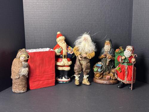 Santa and Mrs. Claus Christmas Figurines by Carol Boyd