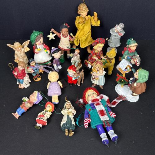 Figural Christmas Ornaments & Miniatures