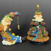 Crinkle Claus Santa & Elf Figurines - 2