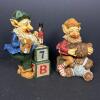 Crinkle Claus Santa & Elf Figurines - 6