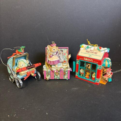 Enesco Christmas Mouse Ornaments Assortment